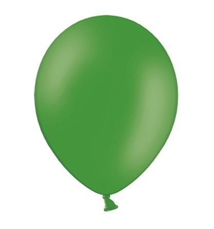100 ballons étoiles vert sapin 12cm