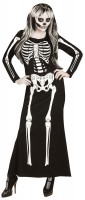 Vista previa: Disfraz de esqueleto elegante para mujer