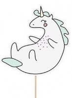 Preview: Unicorn Twinkle cake decoration 5 pieces