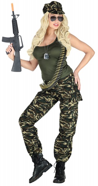 Army soldier costume for women