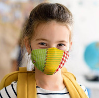 Aperçu: Masque nez bouche pour enfants Chaussettes rapiécées