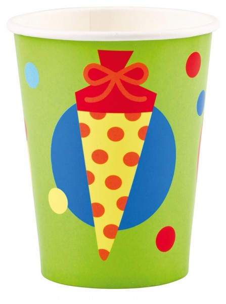 8 First day of school paper cup 250ml