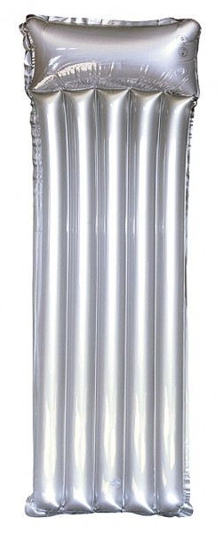 Srebrny dmuchany materac solarny 1,72 mx 56 cm
