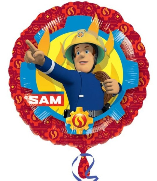 Globo foil Sam el Bombero SOS 46cm