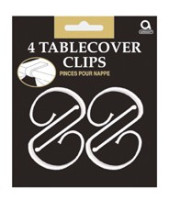 Tablecloths clips made of plastic, set of 4