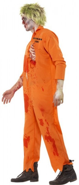 Costume de détenu zombie sanglant 2