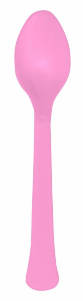 24 Live Pink reusable spoons