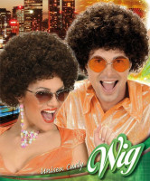 Preview: Disco Afro wig brown
