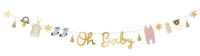 Preview: Golden garland Oh Baby 2.5m
