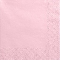 20 tovaglioli rosa chiaro 33 cm