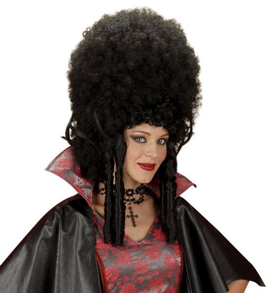 Parrucca Black Baroque Curls Afro Countess Turmfrisur