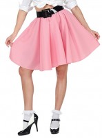 Oversigt: 50'erne nederdel til kvinder pink