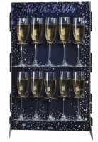 Pop the Bubbles champagne wall 60cm