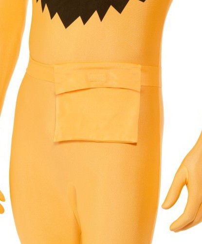 Full body pumpkin suit for adults orange