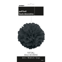 Vorschau: Black And White Party Fluffy Pompon 40cm