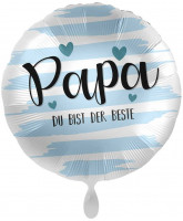 Papa Du bist der Beste Folienballon 45cm