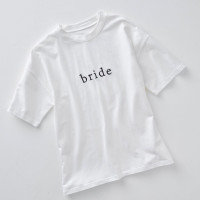 Förhandsgranskning: T-shirt Brud storlek XL i vitt
