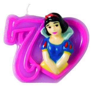 Beautiful Disney Princess Tortenkerze Zahl 7