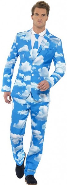 Cloud sky party suit for men