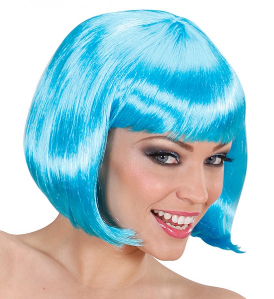 Bob wig light blue
