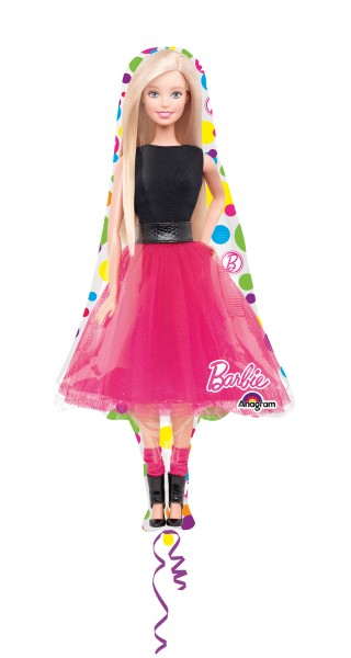 Palloncino foil Barbie Fashion Star 53 cm x 1,06 m