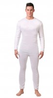 White full body suit for men
