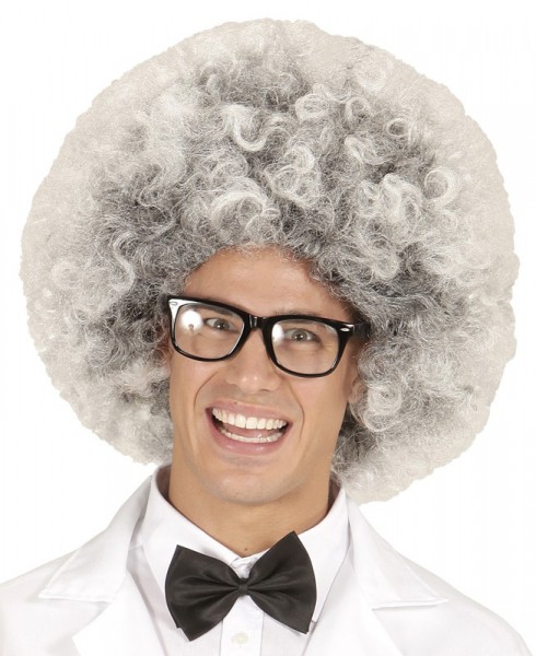 Gray power curls Afro wig