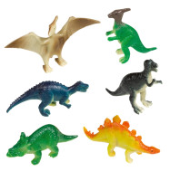 8 Happy Dinosaur Figuren