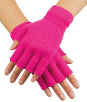 Pinky fingerless gloves in pink