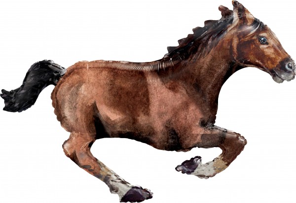 Palloncino foil XL cavallo al galoppo