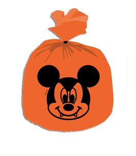 6 sacs de fête effrayants pour Halloween Mickey Mouse