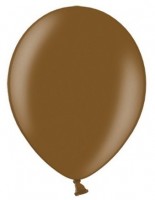Vista previa: 100 globos metalizados Partystar marrón 23cm