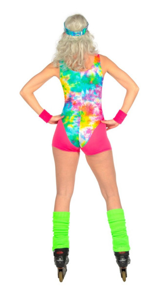 Neon Aerobic Babe Damen Kostüm 3
