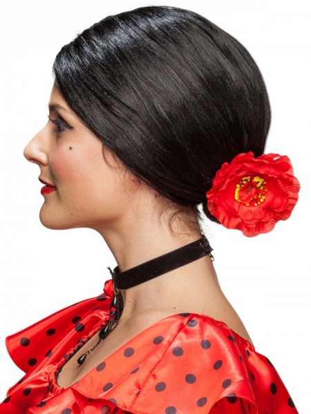 Parrucca da flamenco spagnolo 2