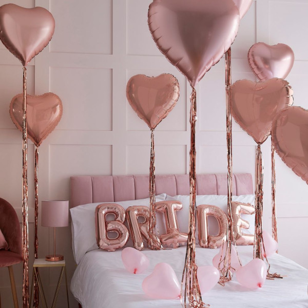 Set di palloncini foil per letto della sposa 30 pezzi