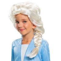 Fryst Elsa peruk för tjejer