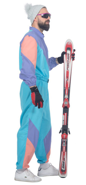 Retro Ski Anzug Herrenkostüm 2