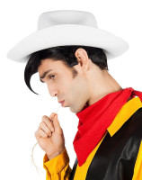 Oversigt: Lucky Luke voksen cowboy hat