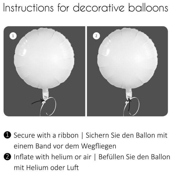 Weddingcar Heart Folienballon DE 43cm