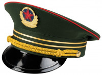 Dark green commissar uniform cap