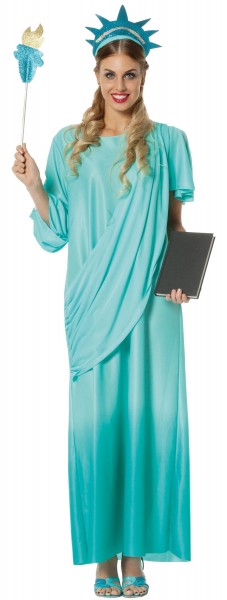 Costume da donna della Statua della Libertà di New York