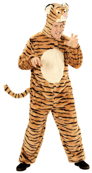 Tiger Kostüm aus Plüsch Unisex 3
