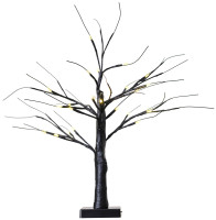Vorschau: Leuchtender Baum in schwarz 40cm