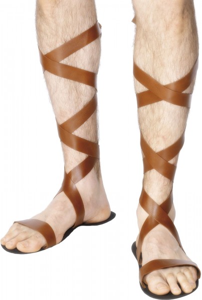 Brown Roman sandals