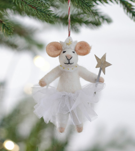 Filz-Maus Weihnachtsengel