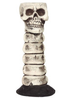 Świecznik z czaszką 17cm