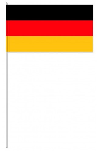 10 Germany fan flags 39cm
