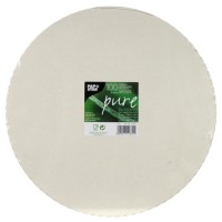 Preview: 100 FSC cake platters Scarlatti white 30cm