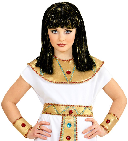 Elegante parrucca Cleopatra