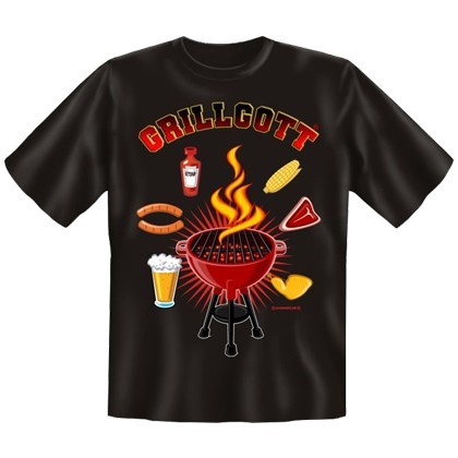 Grill God Fun Camiseta